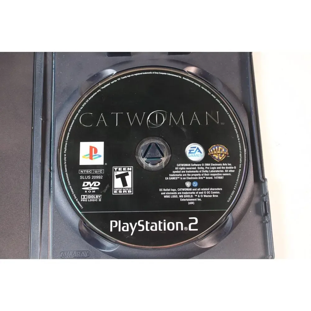 Catwoman (Sony PlayStation 2, PS2, 2004) Authentic, Tested/Works great